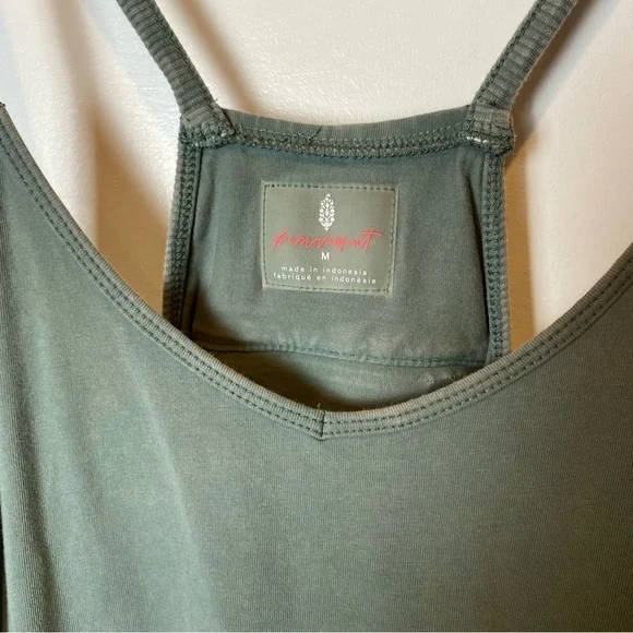 FP Movement by Free People Hot Shot Olive Jumpsuit Medium - Picture 3 of 6